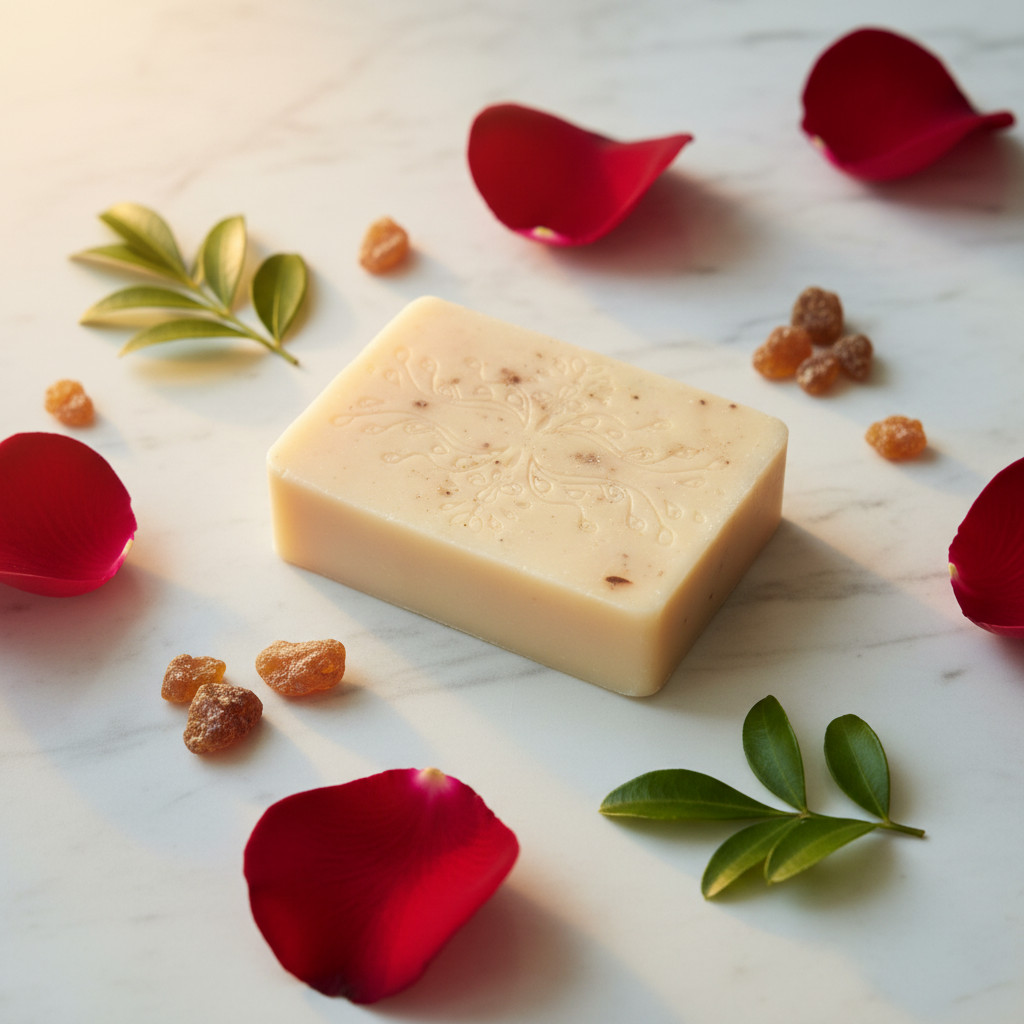 Queen Esther Soap - Esther Botanicals Styled Shot